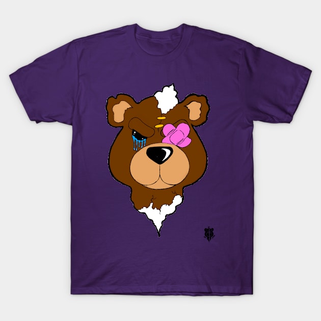 Damaged Teddy T-Shirt by ART_by_STRW